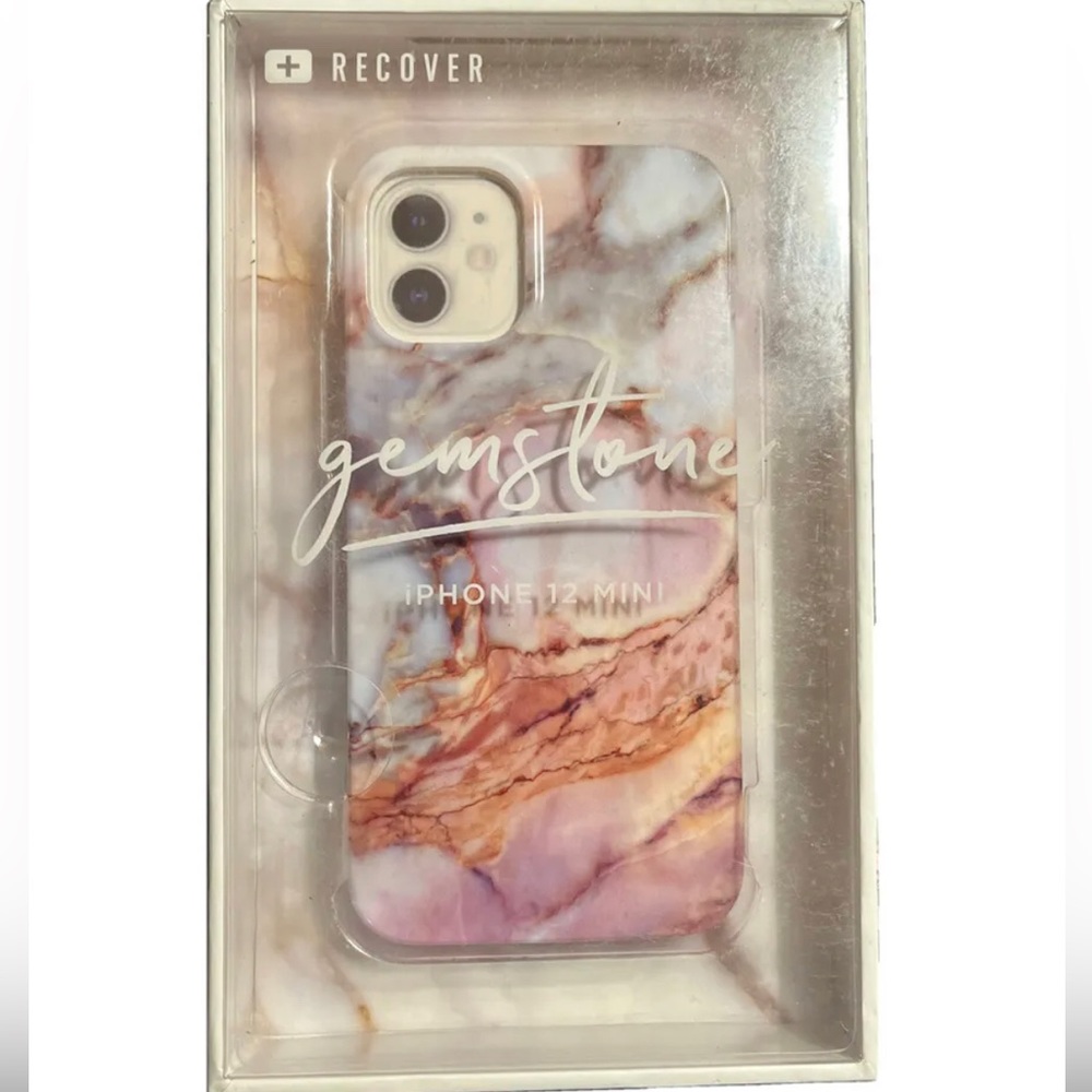 iPhone 12 Pro Mini Gemstone Marbled Phone Case Recover Brand New Apple
